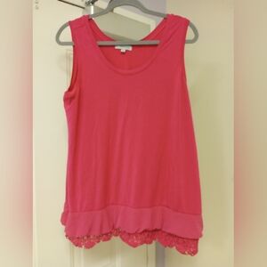 Women's pink tank